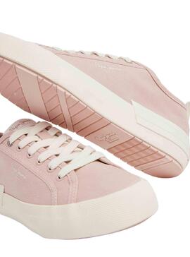 Zapatillas Pepe Jeans Allen Band Rosa Para Mujer