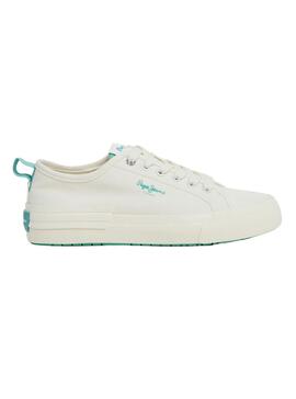 Zapatillas Pepe Jeans Allen Band Blanco Para Mujer