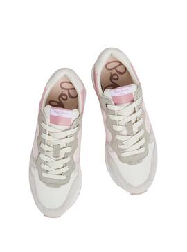 Zapatillas Pepe Jeans Rusper Jelly Rosa Para Mujer