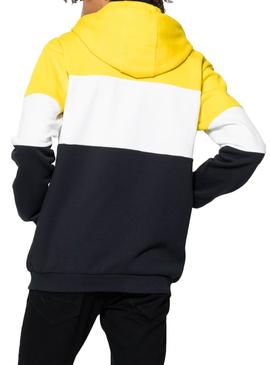 Sudadera Fila Night Blocked Hoodie Amarillo Hombre