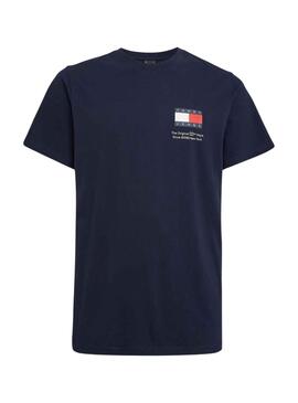 Camiseta Tommy Jeans Slim Essential Marino Hombre