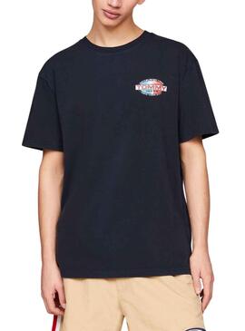 Camiseta Tommy Jeans Boardsports Marino Hombre