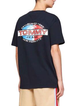 Camiseta Tommy Jeans Boardsports Marino Hombre