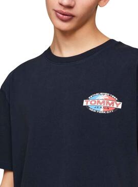 Camiseta Tommy Jeans Boardsports Marino Hombre