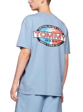 Camiseta Tommy Jeans Reg Boardsports Azul Hombre