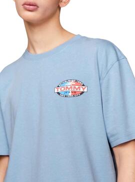 Camiseta Tommy Jeans Reg Boardsports Azul Hombre