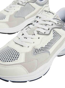 Zapatillas Pepe Jeans Dave Evolution Blanco Mujer