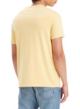 Camiseta Levi's Original Housemark Amarillo Hombre