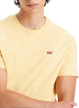 Camiseta Levi's Original Housemark Amarillo Hombre