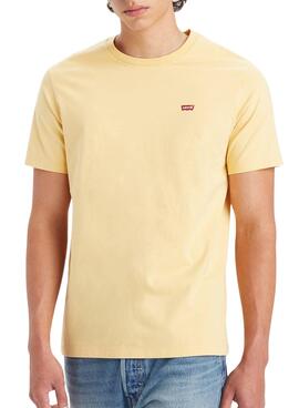 Camiseta Levi's Original Housemark Amarillo Hombre