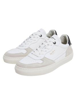 Zapatillas Pepe Jeans Camden Street Blanco Hombre