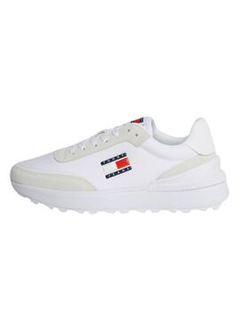 Zapatillas Tommy Jeans Tech Runner Blanco Mujer