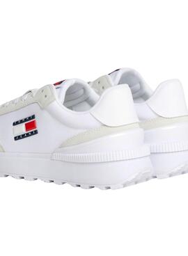 Zapatillas Tommy Jeans Tech Runner Blanco Mujer