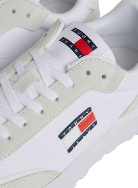 Zapatillas Tommy Jeans Tech Runner Blanco Mujer