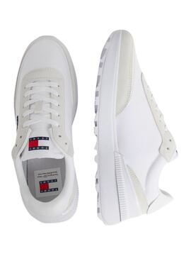 Zapatillas Tommy Jeans Tech Runner Blanco Mujer