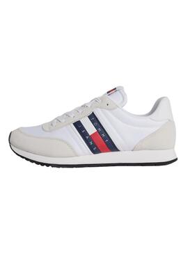 Zapatillas Tommy Jeans Runner Casual Blanco Hombre