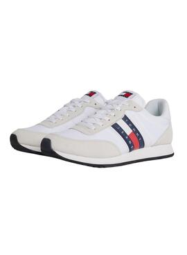 Zapatillas Tommy Jeans Runner Casual Blanco Hombre