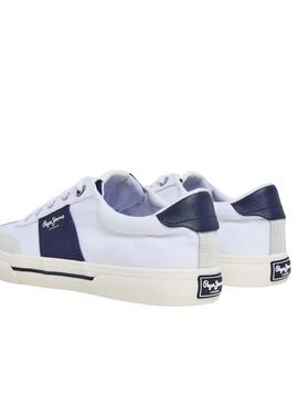 Zapatillas Pepe Jeans Kenton Strap Blanco Hombre