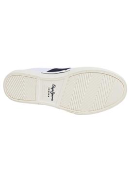 Zapatillas Pepe Jeans Kenton Strap Blanco Hombre