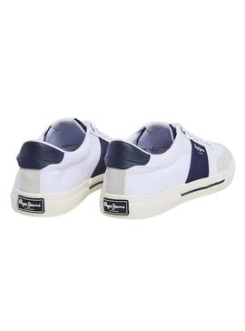 Zapatillas Pepe Jeans Kenton Strap Blanco Hombre