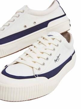 Zapatillas Pepe Jeans Ben Band Blanco para Hombre