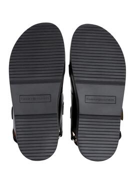 Sandalias Tommy Hilfiger Hardware Negro para Mujer