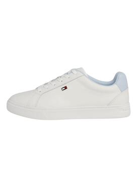 Zapatillas Tommy Hilfiger Flag Court Blanco Mujer