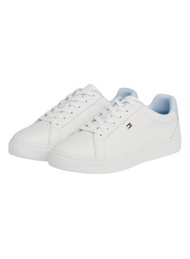 Zapatillas Tommy Hilfiger Flag Court Blanco Mujer