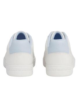 Zapatillas Tommy Hilfiger Flag Court Blanco Mujer