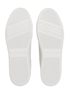 Zapatillas Tommy Hilfiger Flag Court Blanco Mujer