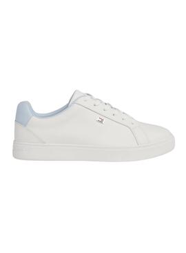 Zapatillas Tommy Hilfiger Flag Court Blanco Mujer