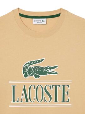 Camiseta Lacoste Timeless Beige Hombre y Mujer