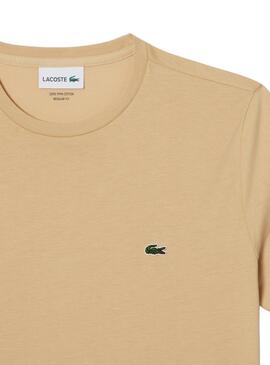 Camiseta Lacoste Pima Beige para Hombre