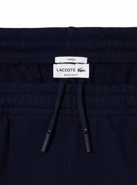 Bermuda Lacoste Badge Marino para Hombre y Mujer