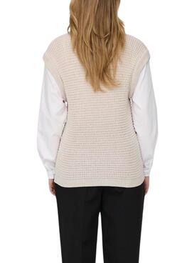 Jersey Only Viani Beige para Mujer