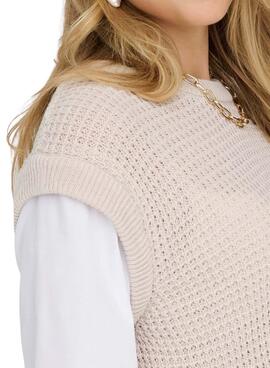 Jersey Only Viani Beige para Mujer