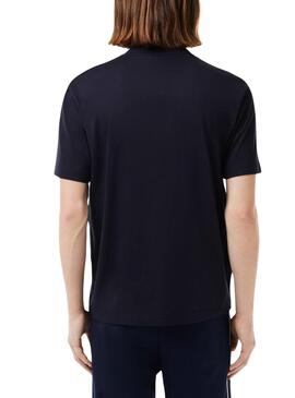 Camiseta Lacoste Contrast Marino para Hombre