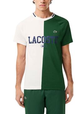 Camiseta Lacoste Tenis Verde para Hombre