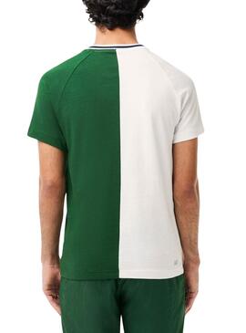 Camiseta Lacoste Tenis Verde para Hombre