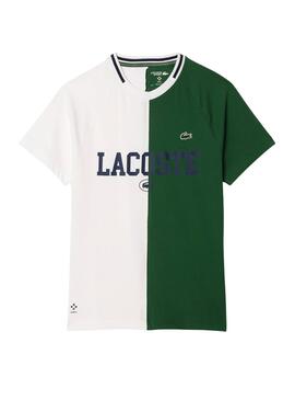 Camiseta Lacoste Tenis Verde para Hombre