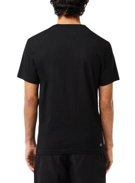 Camiseta Lacoste Ultradry Negro para Hombre