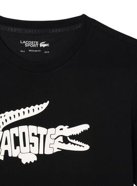 Camiseta Lacoste Ultradry Negro para Hombre