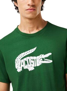 Camiseta Lacoste Ultradry Verde para Hombre