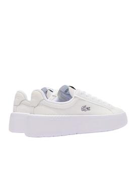 Zapatillas Lacoste Carnaby Plat Blanco Para Mujer