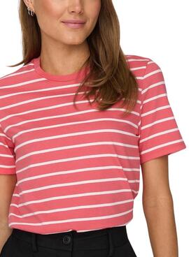 Camiseta Only Urban Rosa para Mujer