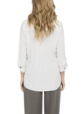 Camisa Only Yasmin Blanco para Mujer