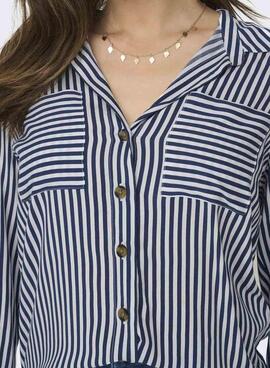 Camisa Only Yasmin Rayas para Mujer