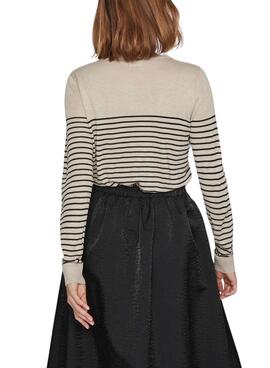 Jersey Vila Bella Beige para Mujer