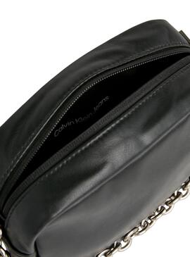 Bolso Calvin Klein Chain Negro para Mujer