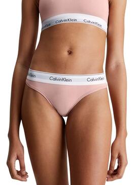 Tanga Calvin Klein Dued Rosa para Mujer